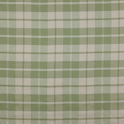 Фото Ткань портьерная с рисунком - Клетка - стиль Английский - Зеленая - Купить в Интернет-магазине