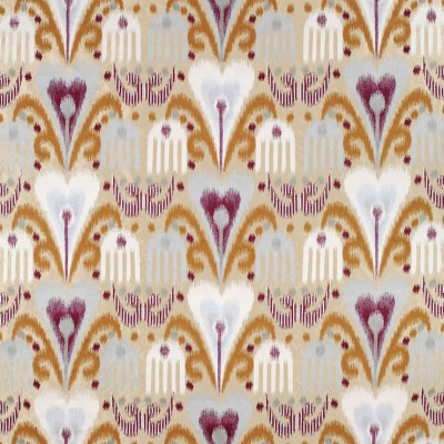 Фото Ткань портьерная с рисунком - Орнамент - стиль Европейский - Светло-коричневый - Купить в Интернет-магазине