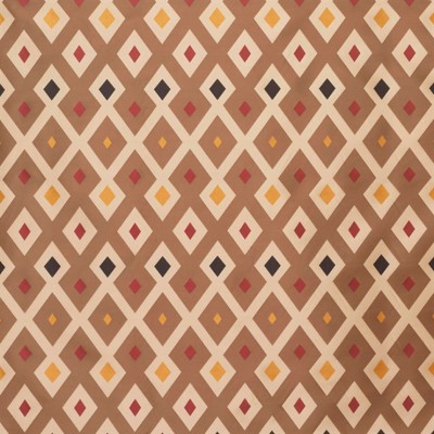 Фото Ткань портьерная с рисунком - Орнамент - стиль Современный - Коричневый - Купить в Интернет-магазине