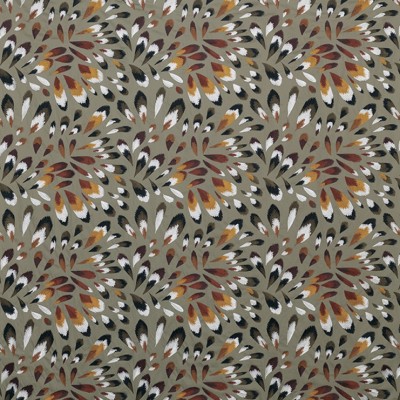 Фото Ткань портьерная с рисунком - Крупный декор - стиль Современный - Серый - Купить в Интернет-магазине