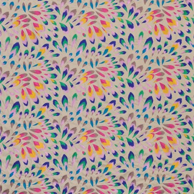 Фото Ткань портьерная с рисунком - Крупный декор - стиль Современный - Фиолетовый - Купить в Интернет-магазине