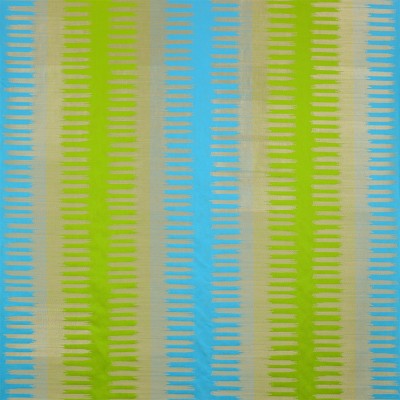 Фото Ткань портьерная с рисунком - Полоски - стиль Современный - Бирюзовые - Купить в Интернет-магазине