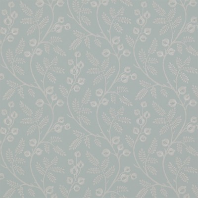 Фото Обои с рисунком - Растение - стиль Английская классика - Бирюзовые - Купить в Интернет-магазине