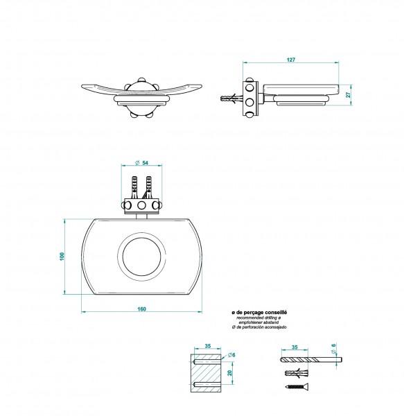 Фото Мыльница настенная - стиль Европейский - Купить в Интернет-магазине Фото Мыльница настенная - стиль Европейский - Купить в Интернет-магазине