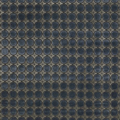 Фото Ткань портьерная с рисунком - Орнамент - стиль Современный - Синий - Купить в Интернет-магазине