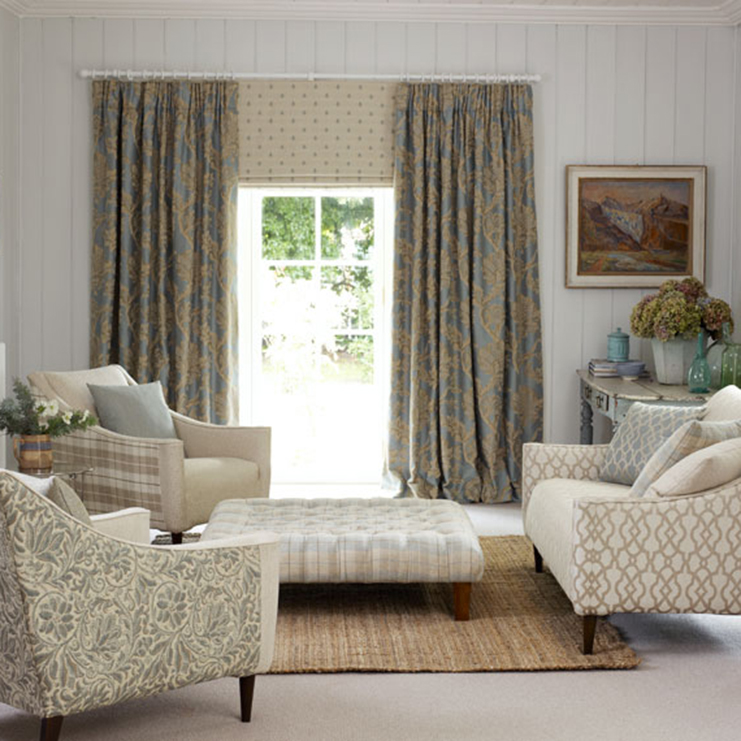 Фото Ткань портьерная с рисунком - Орнамент - стиль Английский - Фиолетовый - Купить в Интернет-магазине Фото Ткань портьерная с рисунком - Орнамент - стиль Английский - Фиолетовый - Купить в Интернет-магазине