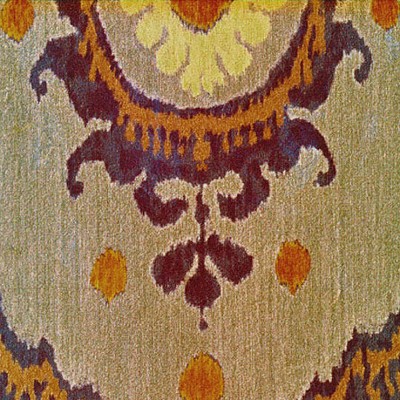 Фото Ткань портьерная с рисунком - Орнамент - стиль Английский - Бежевый - Купить в Интернет-магазине