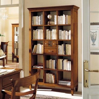 Фото Шкаф книжный/библиотека - стиль Европейская эклектика - Для кабинета - Купить в Интернет-магазине