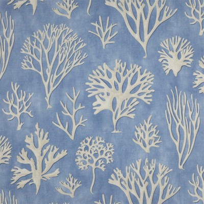 Фото Ткань портьерная с рисунком - Крупный декор - стиль Современный - Синий - Купить в Интернет-магазине