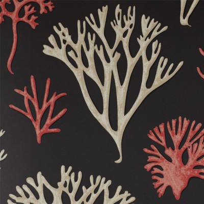 Фото Обои с рисунком - Крупный декор - стиль Английская классика - Черные - Купить в Интернет-магазине