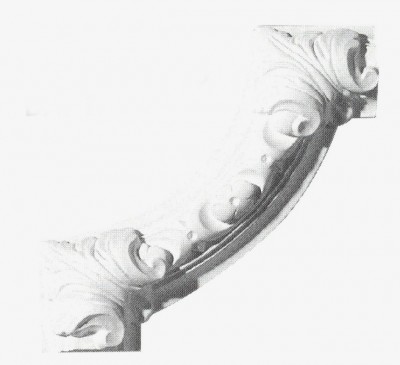 Фото Угловой элемент гипсовый - стиль Английский - Купить в Интернет-магазине