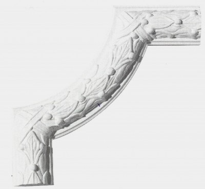 Фото Угловой элемент гипсовый - стиль Английский - Купить в Интернет-магазине