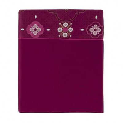 Фото Простынь гладкая - стиль Европейский - Красная - Купить в Интернет-магазине