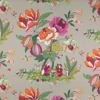 Фото Ткань портьерная с рисунком - Цветы - стиль Европейский - Купить в Интернет-магазине