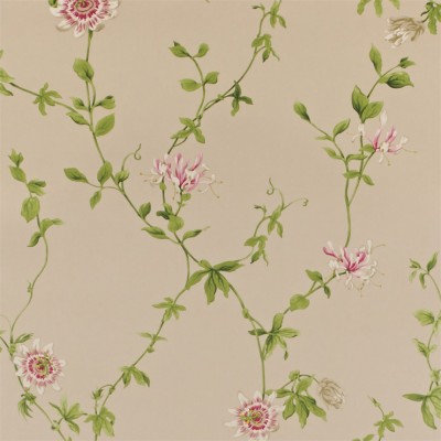 Фото Обои с рисунком - Орнамент - стиль Английская классика - Коричневые - Купить в Интернет-магазине