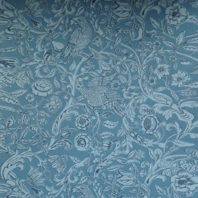 Фото Обои с рисунком - Анималистический принт - стиль Английская классика - Синие - Купить в Интернет-магазине