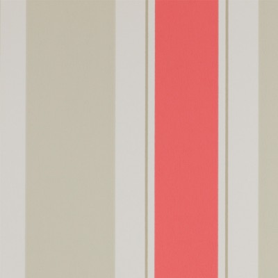 Фото Обои с рисунком - Полоски - стиль Английская классика - Красные - Купить в Интернет-магазине