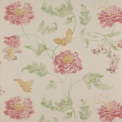 Фото Обои с рисунком - Цветы - стиль Английская классика - Кремовые - Купить в Интернет-магазине