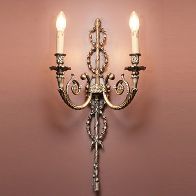 Фото Бра, светильник настенный - стиль Европейская классика - Металлический - Купить в Интернет-магазине