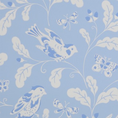Фото Обои с рисунком - Анималистический принт - стиль Английская классика - Голубы - Купить в Интернет-магазине
