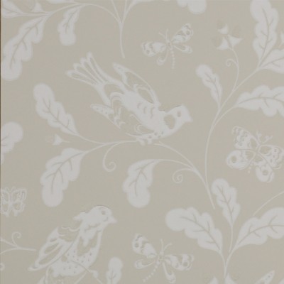 Фото Обои с рисунком - Анималистический принт - стиль Английская классика - Серые - Купить в Интернет-магазине