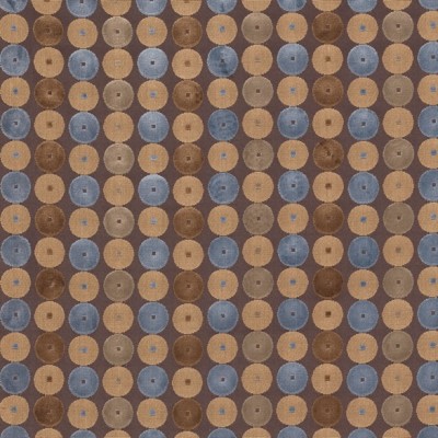 Фото Ткань портьерная с рисунком - Орнамент - стиль Английский - Коричневый - Купить в Интернет-магазине