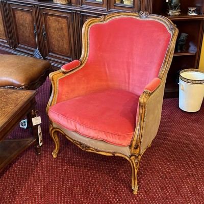 Фото Кресло на деревянной раме - стиль Французский шик - Для гостиной - В наличии - Купить в Интернет-магазине