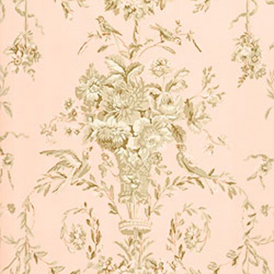 Фото Обои с рисунком - Завиток - стиль Американский - Розовые - Купить в Интернет-магазине