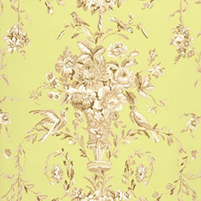 Фото Обои с рисунком - Завиток - стиль Американский - Зеленые - Купить в Интернет-магазине