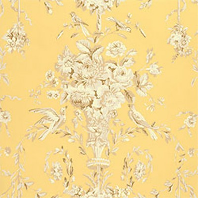 Фото Обои с рисунком - Завиток - стиль Американский - Желтые - Купить в Интернет-магазине