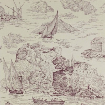 Фото Обои с рисунком - Туаль - стиль Английская классика - Серые - Купить в Интернет-магазине