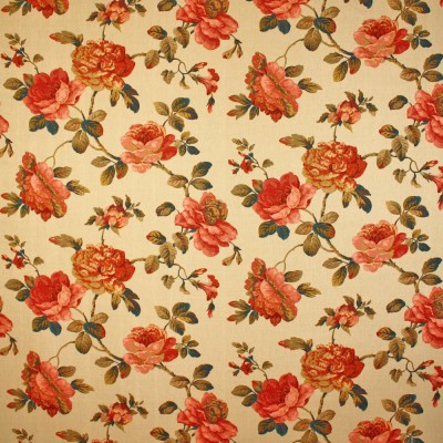 Фото Ткань портьерная с рисунком - Цветы - стиль Английский - Купить в Интернет-магазине
