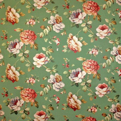 Фото Ткань портьерная с рисунком - Цветы - стиль Английский - Купить в Интернет-магазине