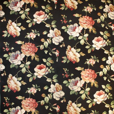 Фото Ткань портьерная с рисунком - Цветы - стиль Английский - Купить в Интернет-магазине