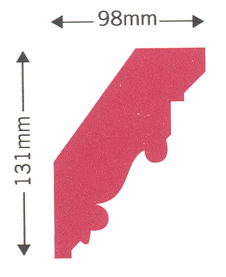 Фото Карниз гипсовый - стиль Английский - Купить в Интернет-магазине