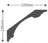 Фото Карниз гипсовый - стиль Английский - Купить в Интернет-магазине