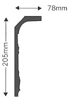 Фото Карниз гипсовый - стиль Английский - Купить в Интернет-магазине