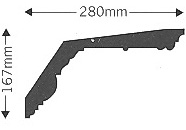 Фото Карниз гипсовый - стиль Английский - Купить в Интернет-магазине