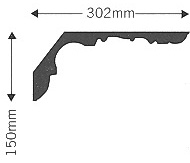 Фото Карниз гипсовый - стиль Английский - Купить в Интернет-магазине