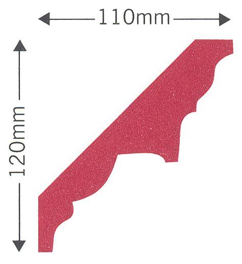 Фото Карниз гипсовый - стиль Английский - Купить в Интернет-магазине