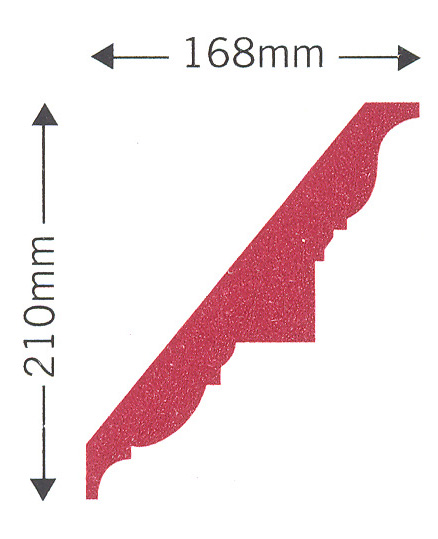 Фото Карниз гипсовый - стиль Английский - Купить в Интернет-магазине