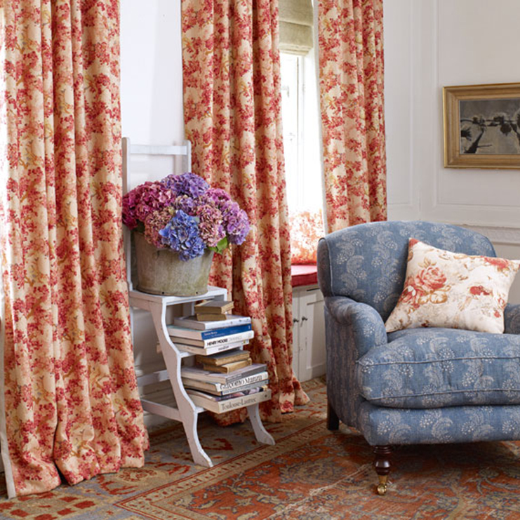 Фото Ткань портьерная с рисунком -  - стиль Английский - Купить в Интернет-магазине