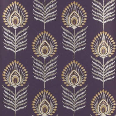 Фото Обои с рисунком - Орнамент - стиль Современный - Фиолетовые - Купить в Интернет-магазине