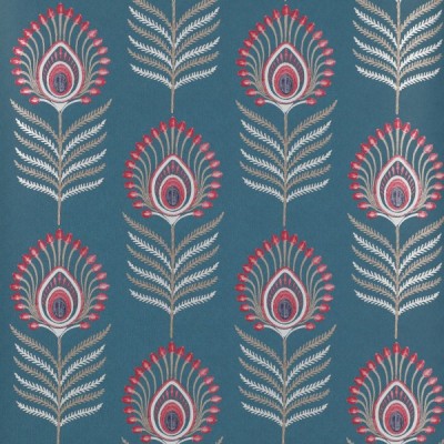 Фото Обои с рисунком - Орнамент - стиль Современный - Синие - Купить в Интернет-магазине