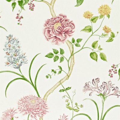 Фото Обои с рисунком - Орнамент - стиль Английская классика - Кремовые - Купить в Интернет-магазине