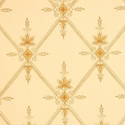 Фото Обои с рисунком - Орнамент - стиль Английская классика - Желтые - Купить в Интернет-магазине
