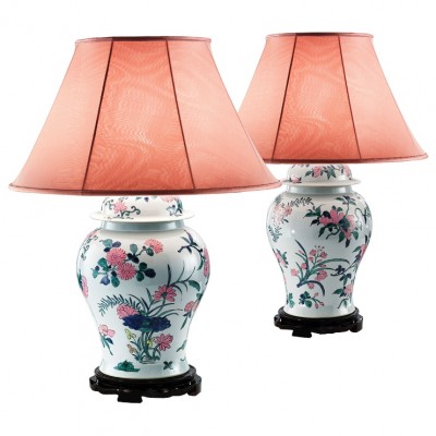 Фото Настольная лампа - стиль Английская классика - Шинуазрила - Купить в Интернет-магазине