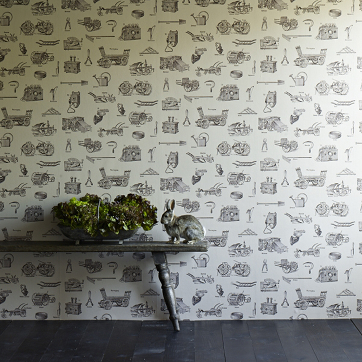 Фото Обои с рисунком - Крупный декор - стиль Современный - Бежевые - Купить в Интернет-магазине