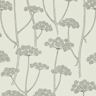 Фото Обои с рисунком - Растение - стиль Английская классика - Светло-серые - Купить в Интернет-магазине