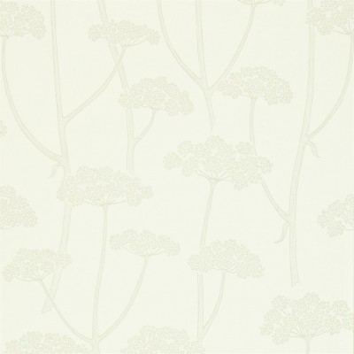 Фото Обои с рисунком - Растение - стиль Английская классика - Белые - Купить в Интернет-магазине